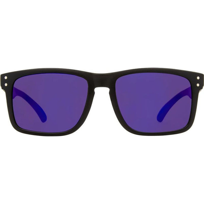 Goblin, Matte Black/Purple Mirror Lenses