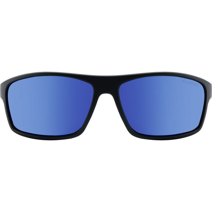 Gonzo, Satin Black/Blue Mirror Polarised Lenses