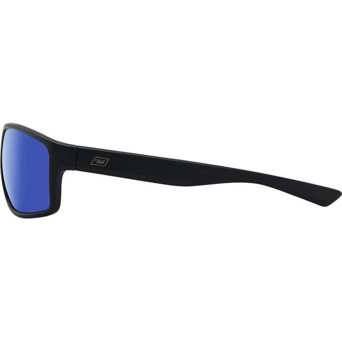 Gonzo, Satin Black/Blue Mirror Polarised Lenses