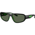Goodle AN4365, Black and Transparent Green/Dark Green Lenses
