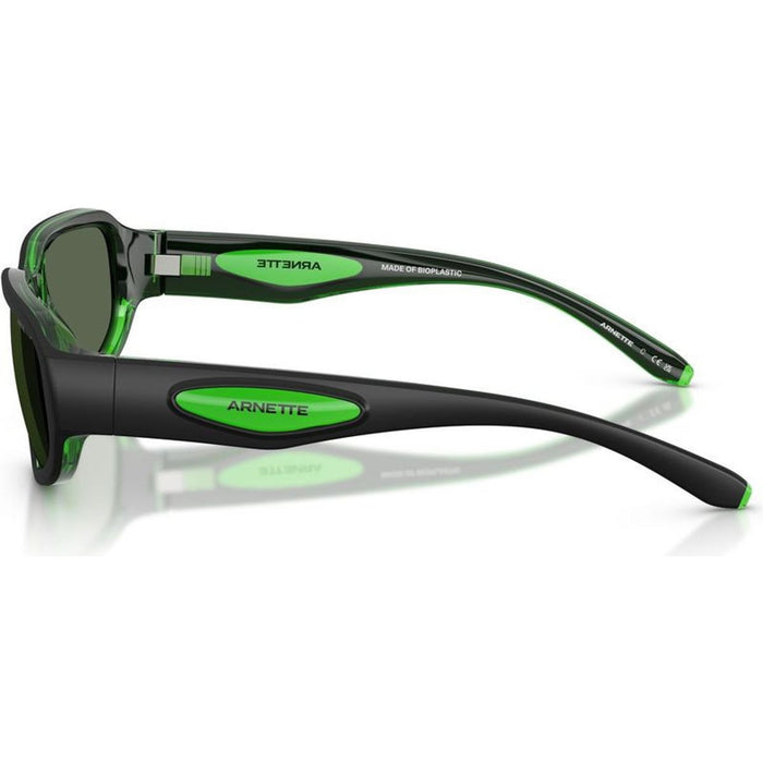 Goodle AN4365, Black and Transparent Green/Dark Green Lenses