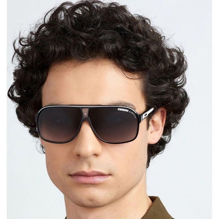 Grand Prix 2, Black and White/Dark Grey Gradient Lenses