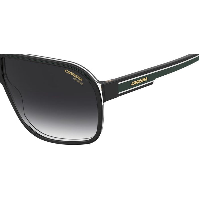 Grand Prix 2/Pat, Black Green/Grey Gradient Polarised Lenses