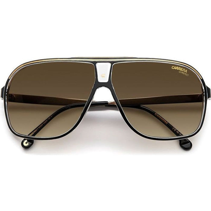 Grand Prix 3, Black Gold/Brown Gradient Lenses