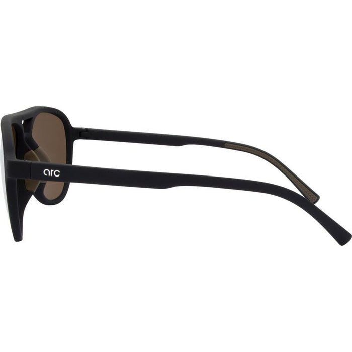 Greasy, Rubber Black/Brown Polarised Lenses