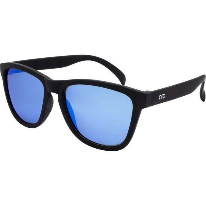 Gritty, Rubber Black/Blue Mirror Polarised Lenses