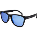 Gritty, Rubber Black/Blue Mirror Polarised Lenses