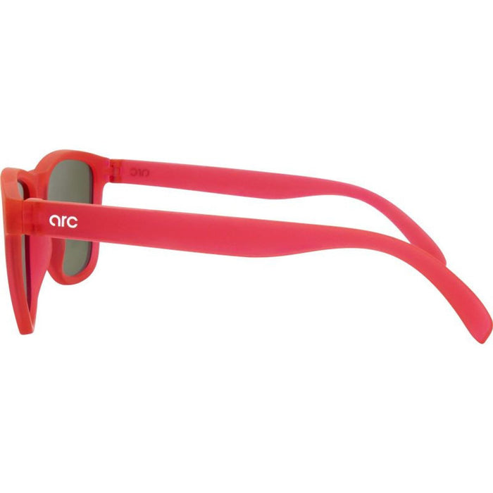 Gritty, Rubber Pink/Green Mirror Polarised Lenses