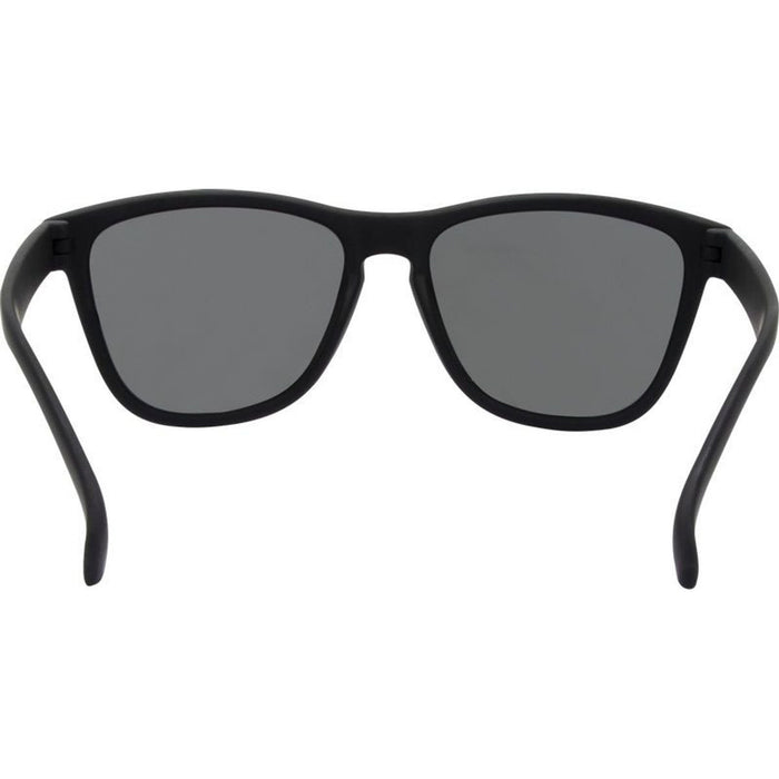 Gritty, Rubber Black/Blue Mirror Polarised Lenses