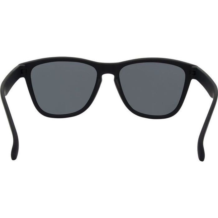 Gritty, Rubber Black/Red Mirror Polarised Lenses