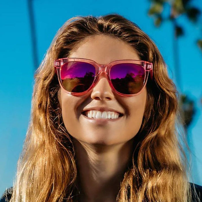 Grove, Neon Queen Pink/Hot Pink Mirror Polarised Lenses