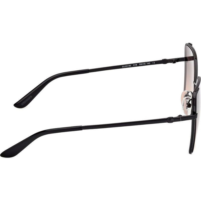 GU00192, Shiny Black/Brown Gradient Lenses