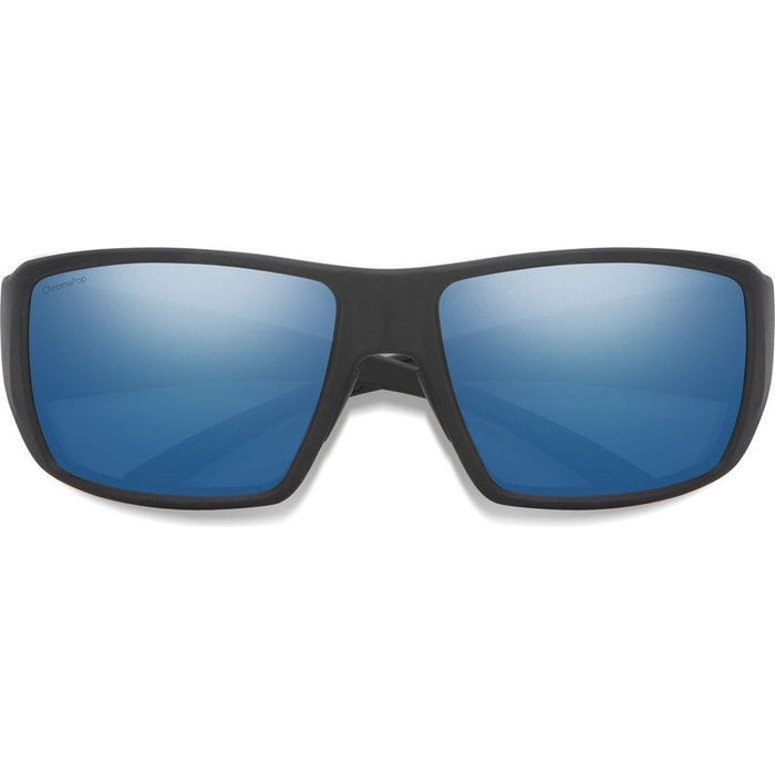Guide's Choice S, Matte Black/Chromapop Blue Glass Mirror Polarised Lenses