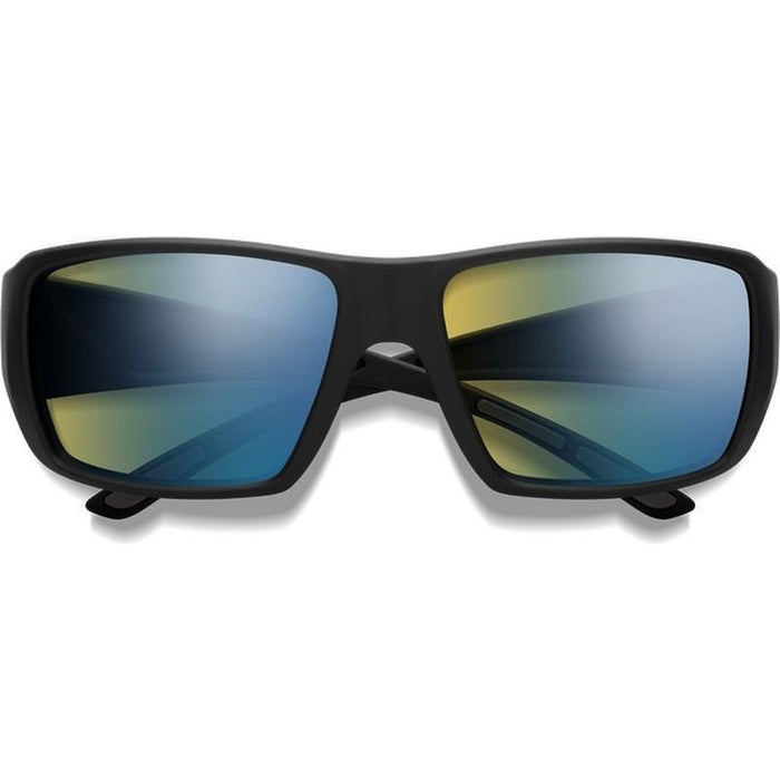 Guide's Choice XL, Matte Black/Chromapop Yellow Blue Mirror Polarchromic Glass Lenses