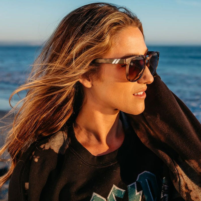 H Series, Tiger Mark Matte Brown Tortoise/Amber Polarised Lenses