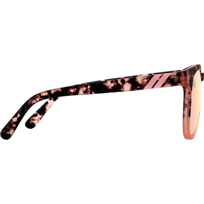 H Series, Heart Rush Matte Tortoise and Peach/Champagne Mirror Polarised Lenses
