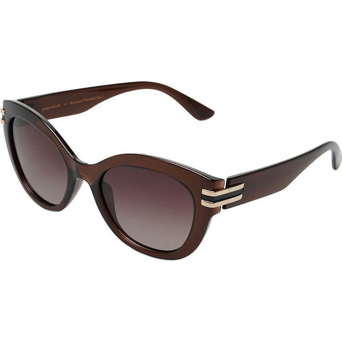 Hallie, Nutshell Brown/Brown Gradient Polarised Lenses
