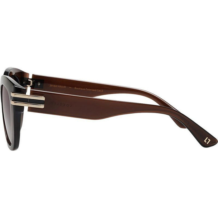 Hallie, Nutshell Brown/Brown Gradient Polarised Lenses