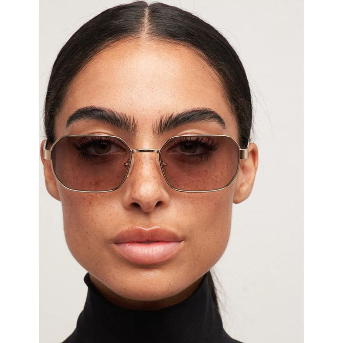Hannah, Gold/Smokey Brown Lenses