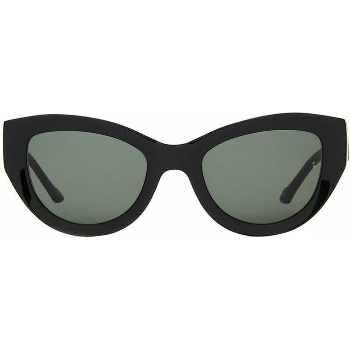 Harper, Black/Green Lenses