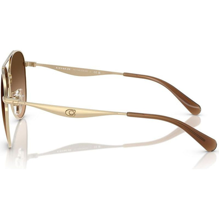 HC7169, Shiny Light Gold/Brown Gradient Lenses
