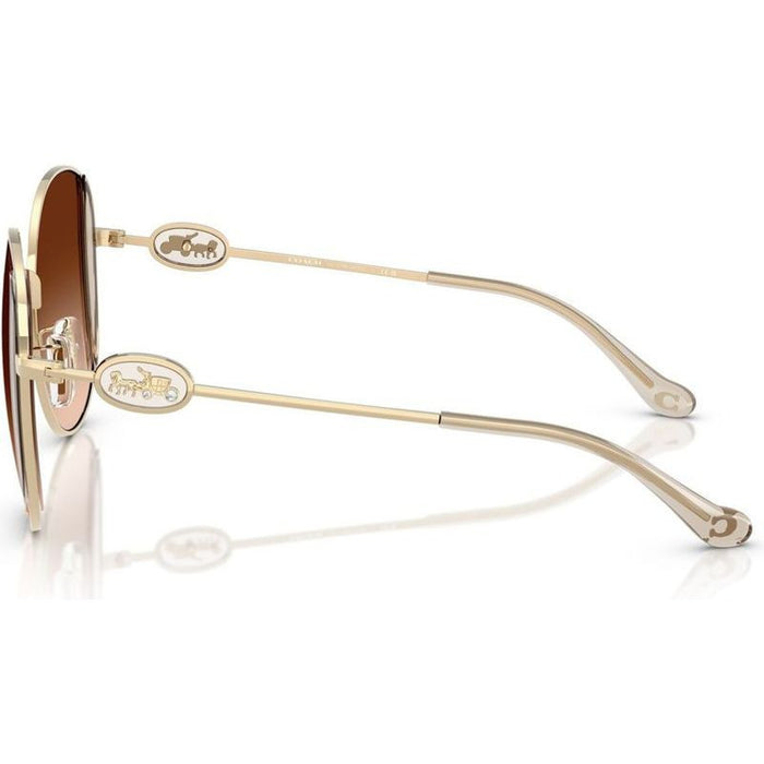 HC7176B, Shiny Light Gold and Fawn/Brown Gradient Lenses