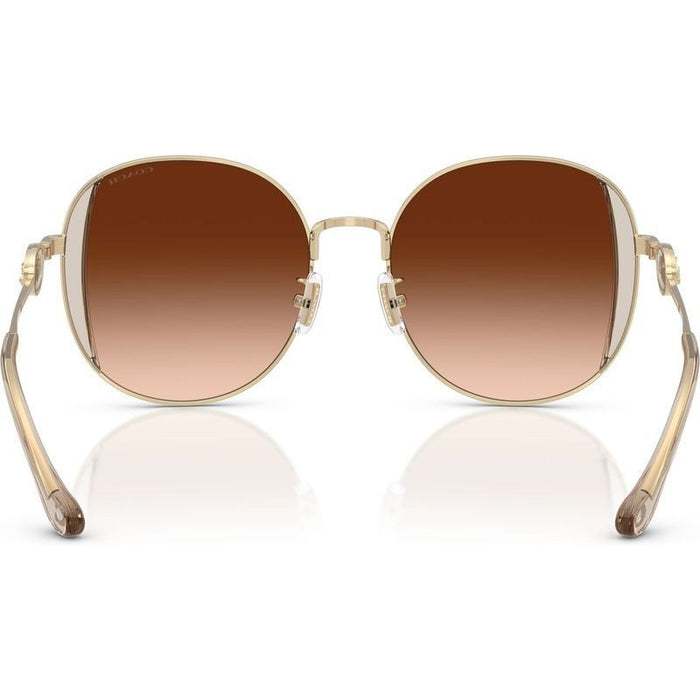 HC7176B, Shiny Light Gold and Fawn/Brown Gradient Lenses
