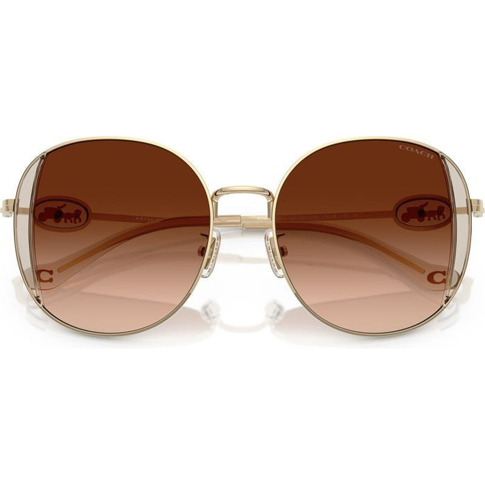 HC7176B, Shiny Light Gold and Fawn/Brown Gradient Lenses