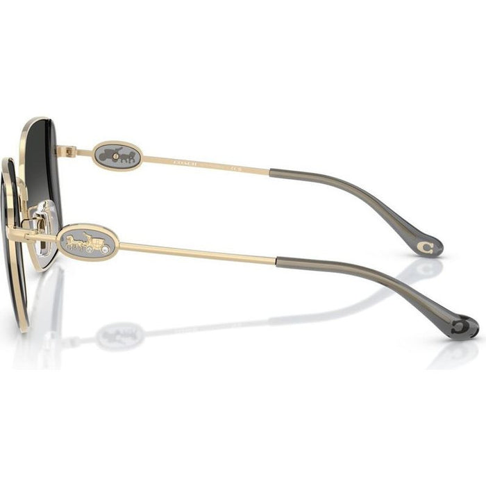 HC7177B, Shiny Light Gold and Smoke/Grey Gradient Lenses