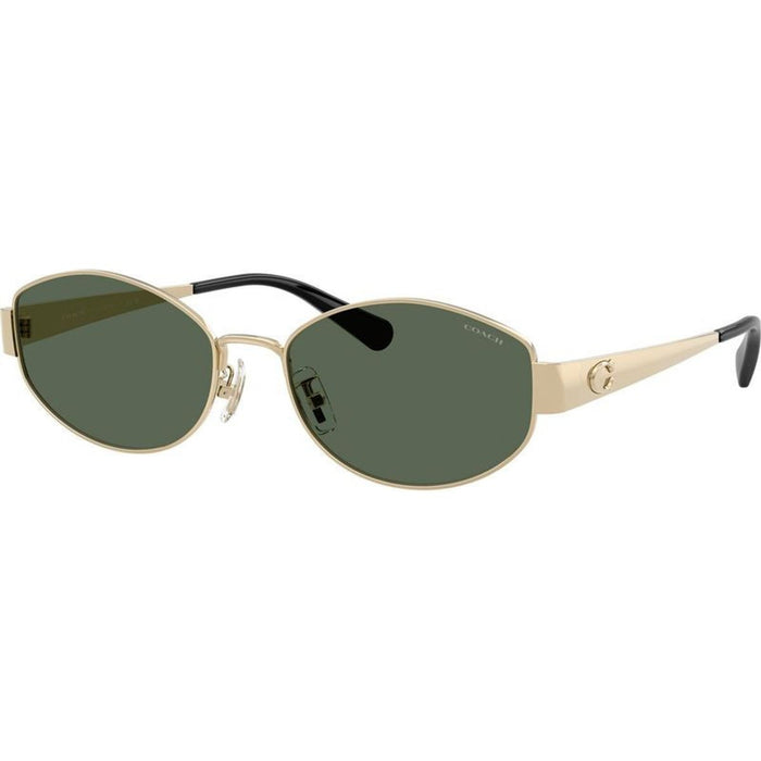 HC7192D, Shiny Light Gold/Dark Green Lenses