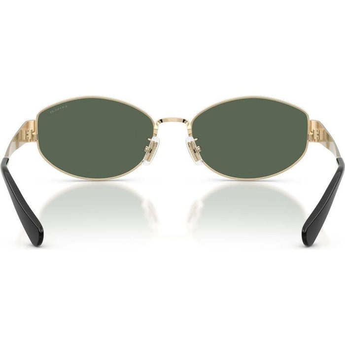 HC7192D, Shiny Light Gold/Dark Green Lenses