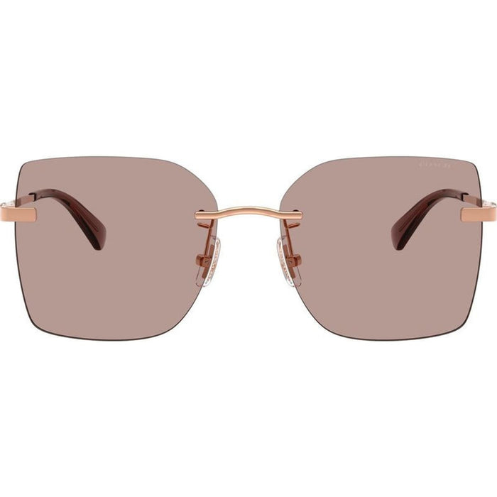HC7193D, Shiny Rose Gold/Purple Lenses