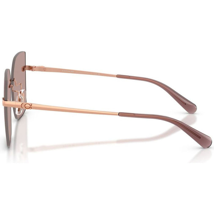 HC7193D, Shiny Rose Gold/Purple Lenses