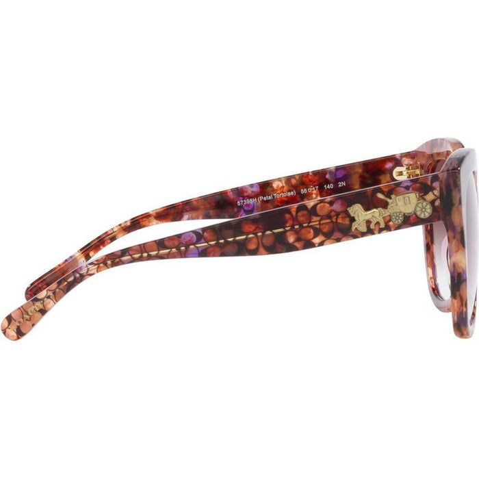 HC8264, Petal Tortoise/Purple Clear Gradient Lenses