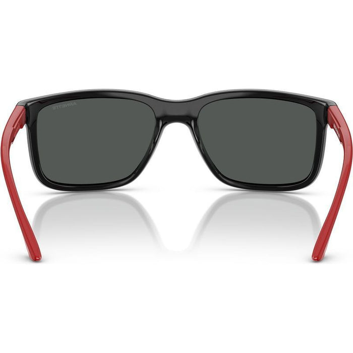 Headlight AN4359, Shiny Matte Black/Dark Grey Lenses