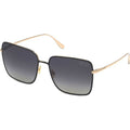 Heather FT0739, Grey and Gold/Grey Gradient Lenses