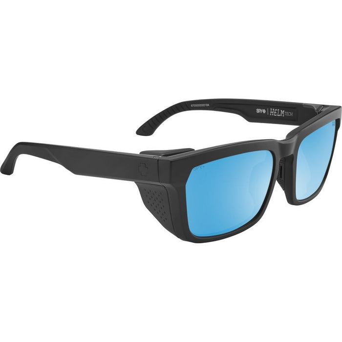 Helm Tech, Matte Black/Happy Boost Bronze Ice Blue Spectra Mirror Polarised Lenses