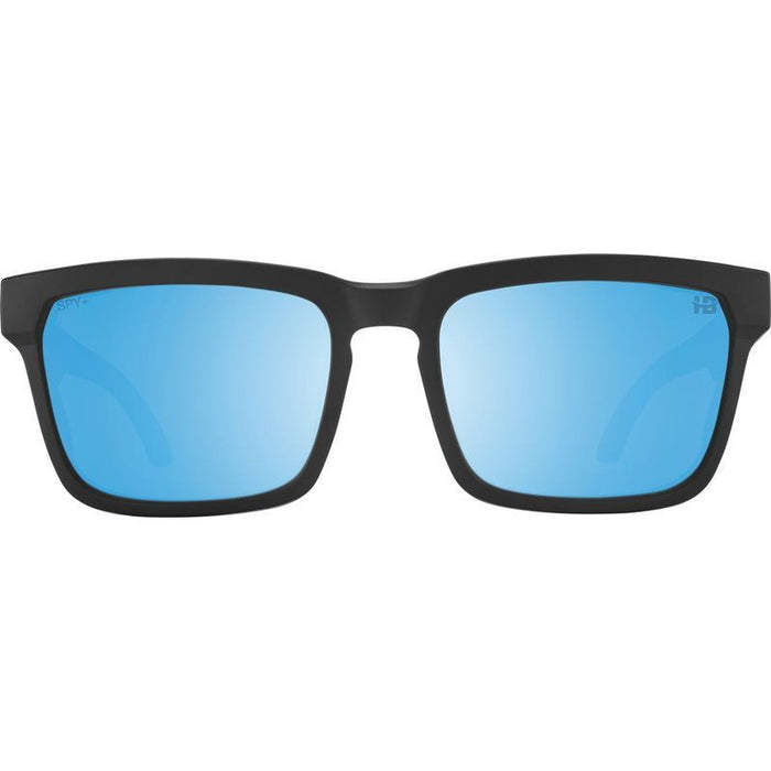 Helm Tech, Matte Black/Happy Boost Bronze Ice Blue Spectra Mirror Polarised Lenses