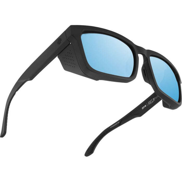Helm Tech, Matte Black/Happy Boost Bronze Ice Blue Spectra Mirror Polarised Lenses