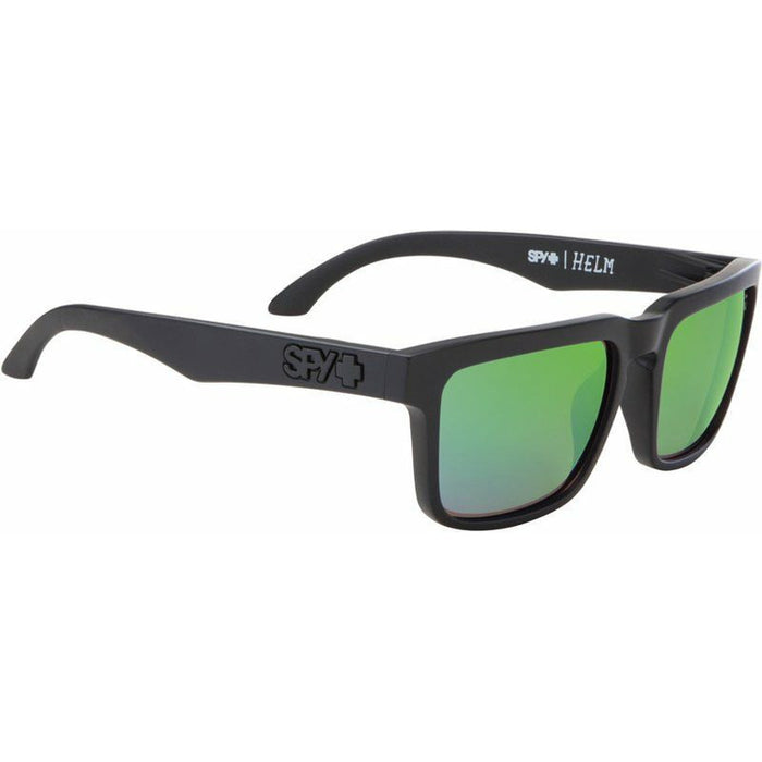 Helm, Matt Black/Happy Bronze Green Spectra Mirror Polarised Lenses