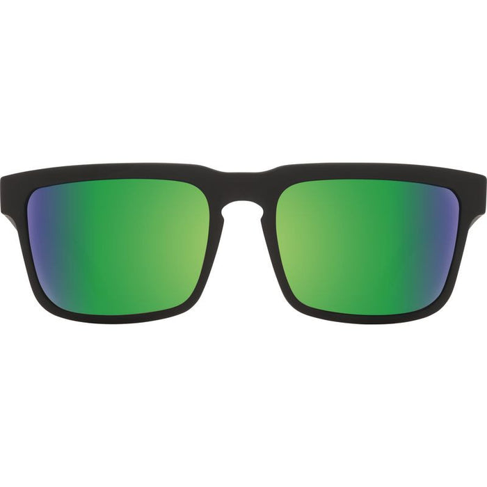 Helm, Matt Black/Happy Bronze Green Spectra Mirror Polarised Lenses