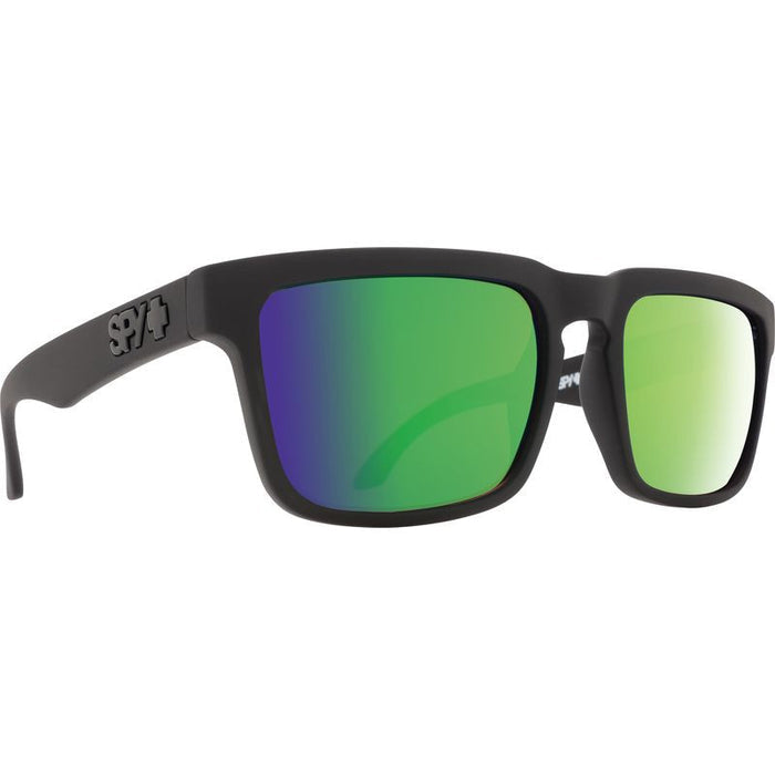 Helm, Matt Black/Happy Bronze Green Spectra Mirror Polarised Lenses