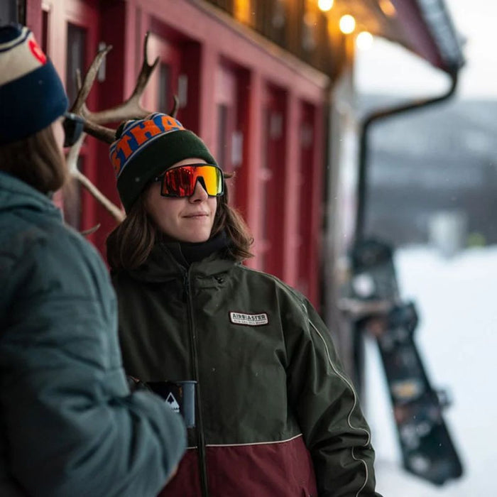Henrik, Black/Red Mirror Polarised Lenses