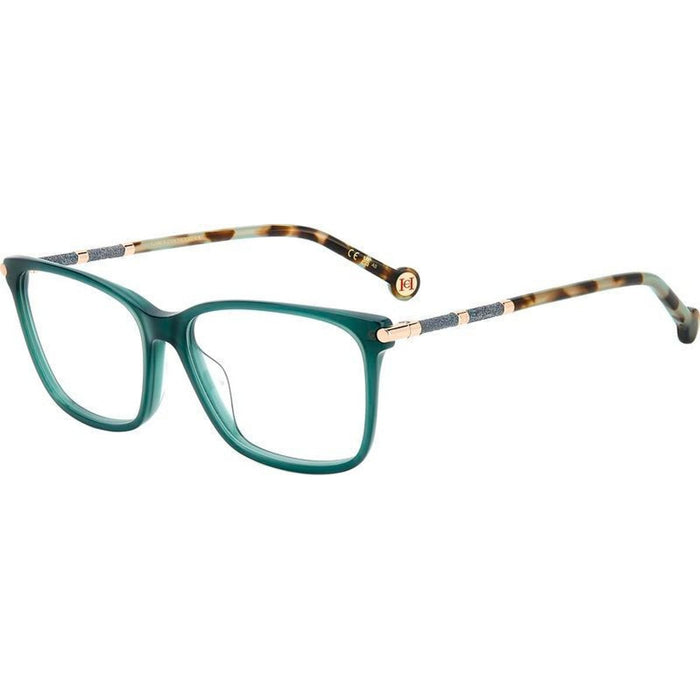HER 0199/G, Green Havana/Clear Lenses