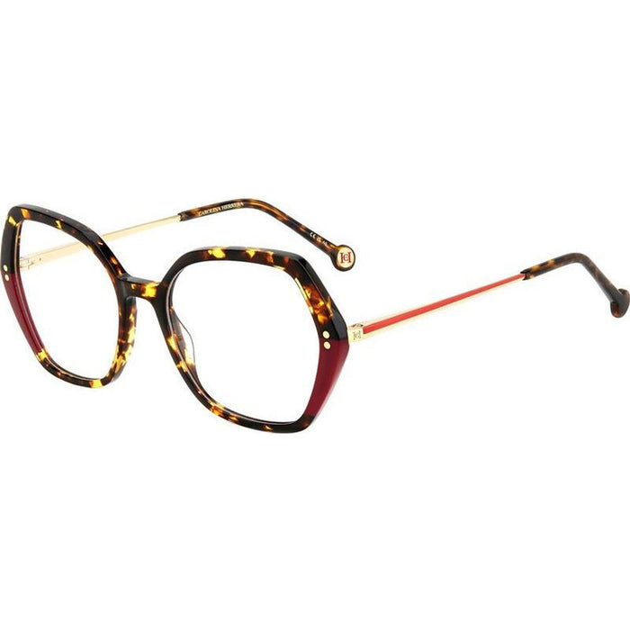 HER 0205, Havana Red/Clear Lenses