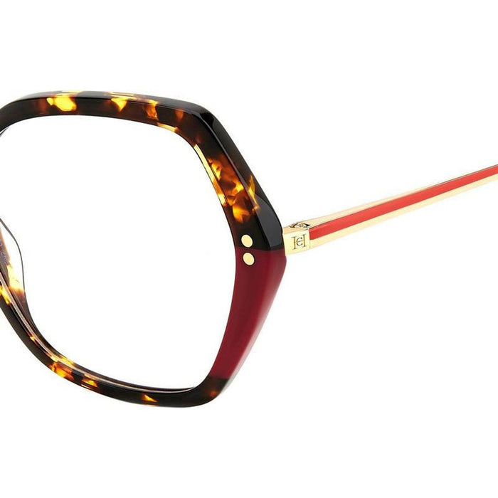 HER 0205, Havana Red/Clear Lenses