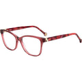 HER 0239, Burgundy Red Havana/Clear Lenses
