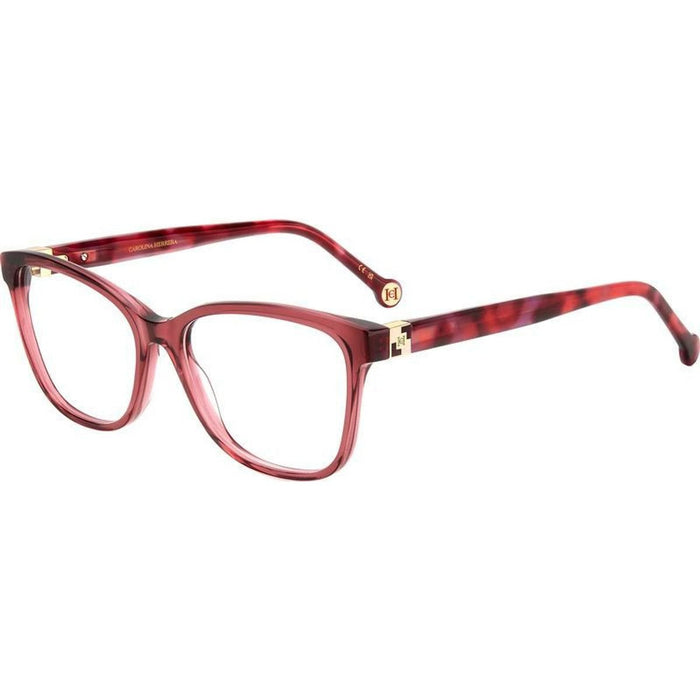 HER 0239, Burgundy Red Havana/Clear Lenses