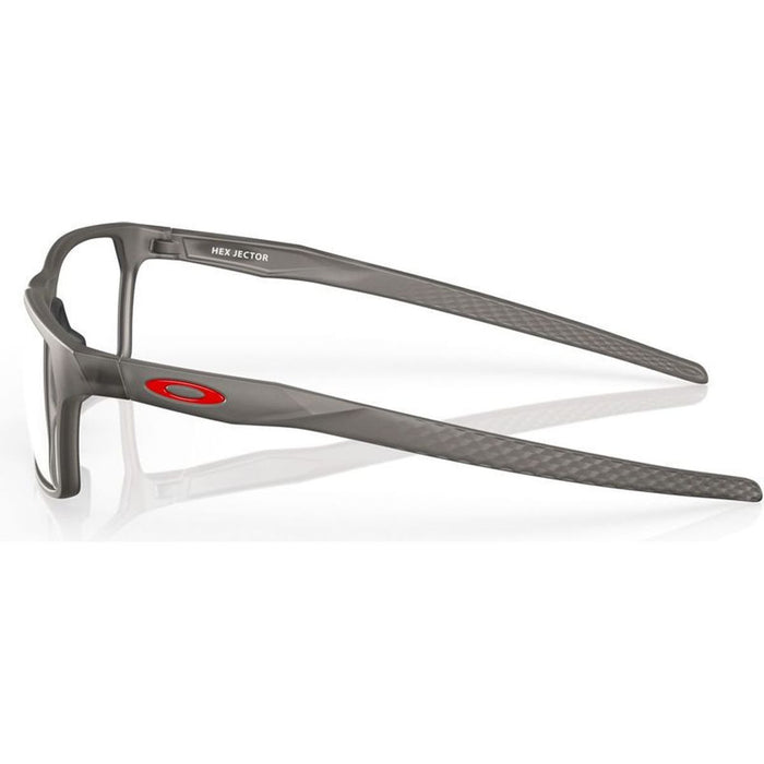 Hex Jector OX8032, Satin Grey Smoke/Clear Lenses 57 Eye Size
