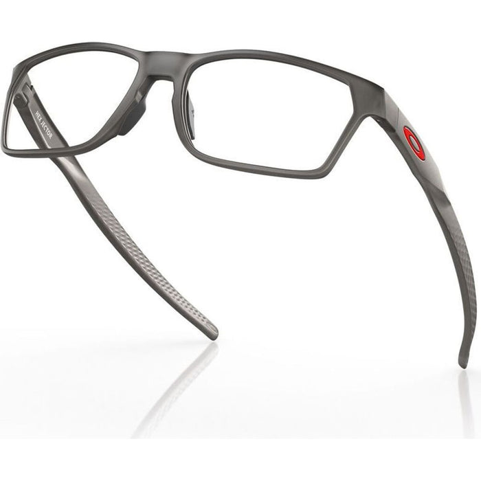 Hex Jector OX8032, Satin Grey Smoke/Clear Lenses 57 Eye Size